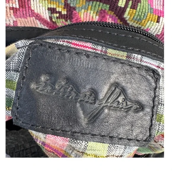 Intrinsic Flair Embroidered Floral Boho Indie Fringe Leather Shoulder Bag Purse - Picture 7 of 11